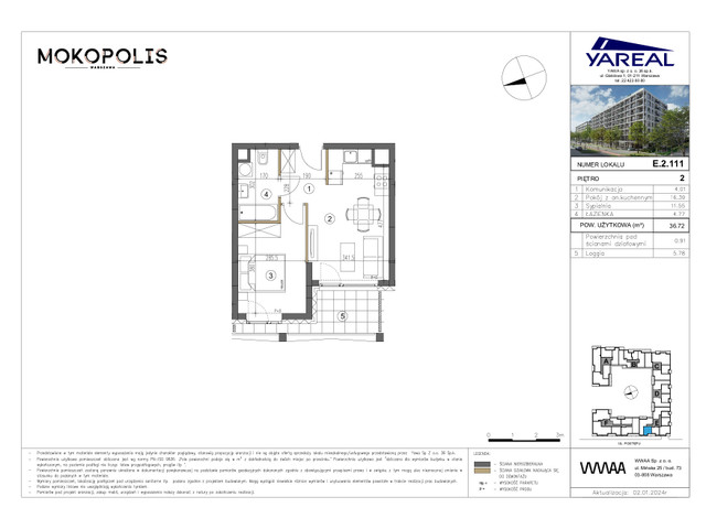 Mieszkanie w inwestycji MOKOPOLIS, symbol E.2.111 » nportal.pl