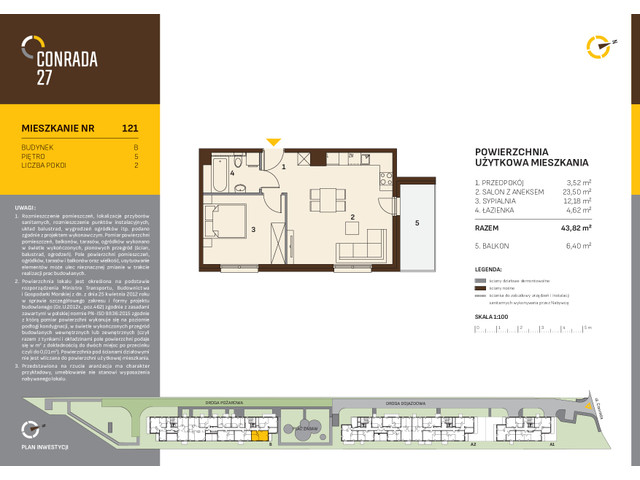 Mieszkanie w inwestycji Conrada 27, symbol C27-LM-B-121 » nportal.pl