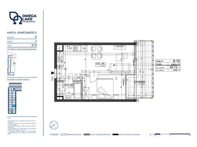 Mieszkanie w inwestycji Omega Lake Apartments, symbol B.2.78 » nportal.pl