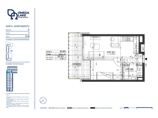 Mieszkanie w inwestycji Omega Lake Apartments, symbol B.2.90 » nportal.pl