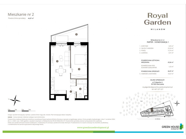 Mieszkanie w inwestycji Royal Garden Wilanów, symbol M.02 » nportal.pl