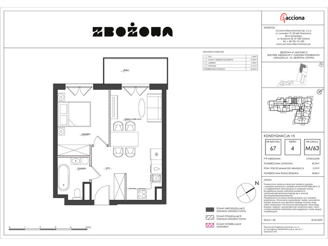 Mieszkanie w inwestycji ZBOŻOWA, symbol 67-67.63 » nportal.pl