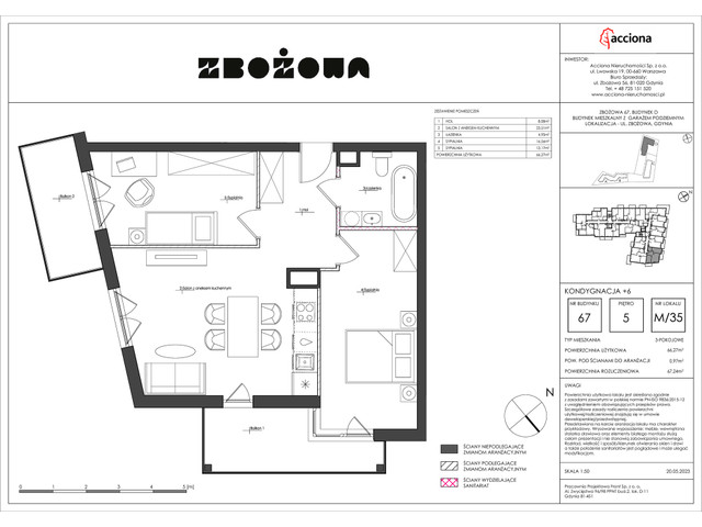 Mieszkanie w inwestycji ZBOŻOWA, symbol 67-67.35 » nportal.pl
