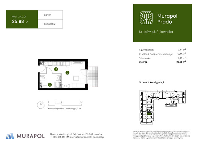 Mieszkanie w inwestycji Murapol Prado, symbol 2.A.0.01 » nportal.pl