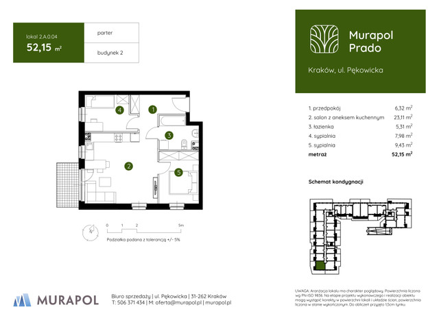 Mieszkanie w inwestycji Murapol Prado, symbol 2.A.0.04 » nportal.pl