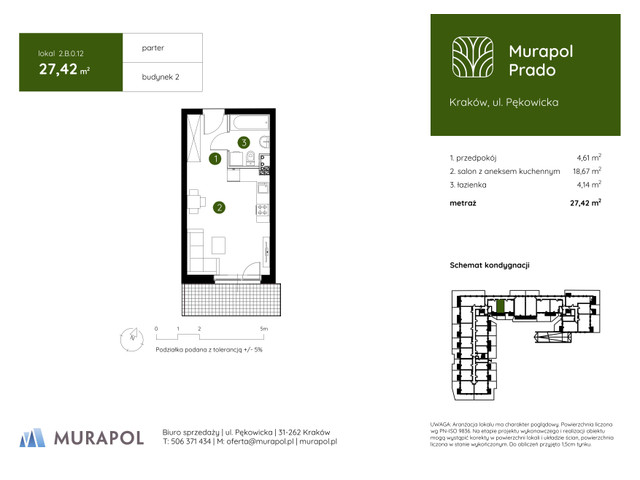 Mieszkanie w inwestycji Murapol Prado, symbol 2.B.0.12 » nportal.pl