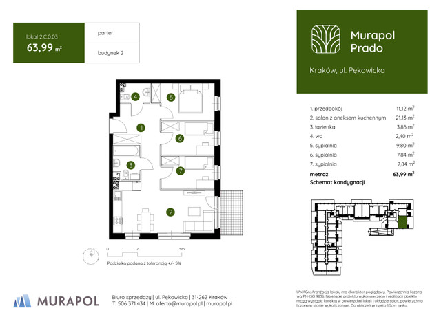 Mieszkanie w inwestycji Murapol Prado, symbol 2.C.0.03 » nportal.pl