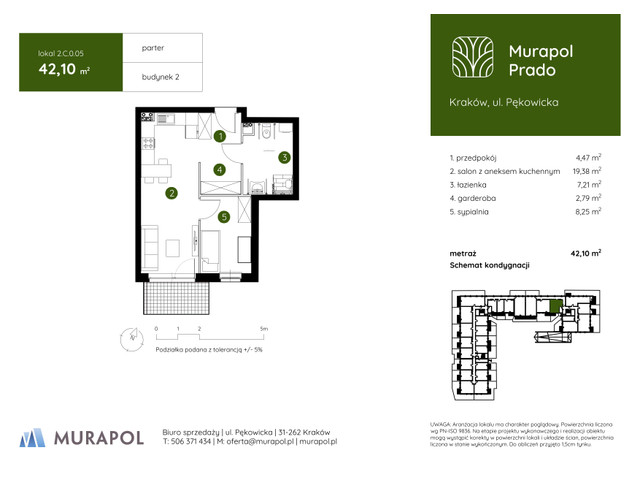 Mieszkanie w inwestycji Murapol Prado, symbol 2.C.0.05 » nportal.pl