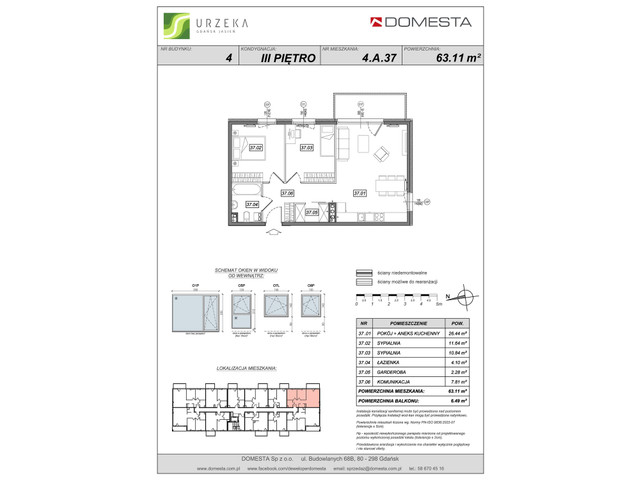 Mieszkanie w inwestycji Urzeka, symbol 4-4.A.37 » nportal.pl