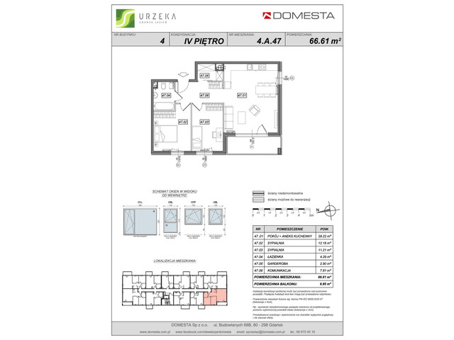 Mieszkanie w inwestycji Urzeka, symbol 4-4.A.47 » nportal.pl
