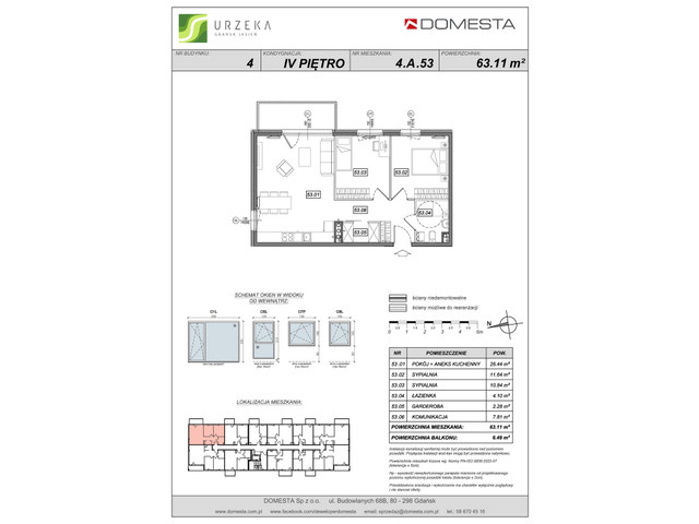Mieszkanie w inwestycji Urzeka, symbol 4-4.A.53 » nportal.pl