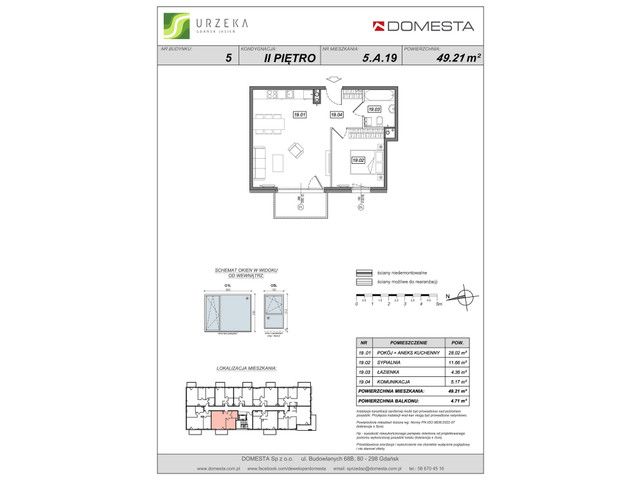 Mieszkanie w inwestycji Urzeka, symbol 5-5.A.19 » nportal.pl