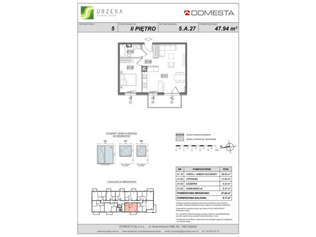 Mieszkanie w inwestycji Urzeka, symbol 5-5.A.27 » nportal.pl