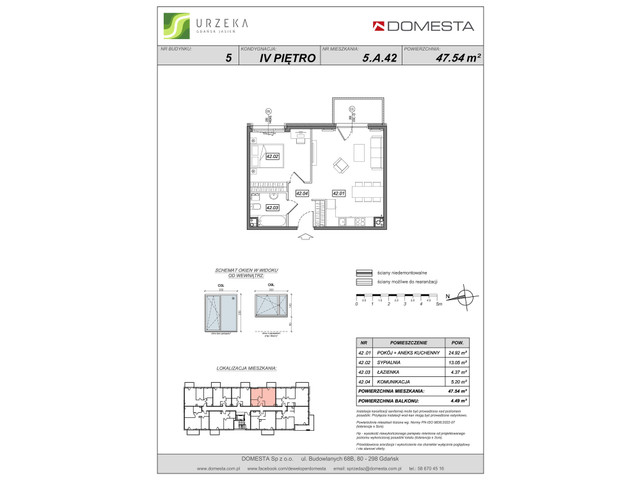 Mieszkanie w inwestycji Urzeka, symbol 5-5.A.42 » nportal.pl