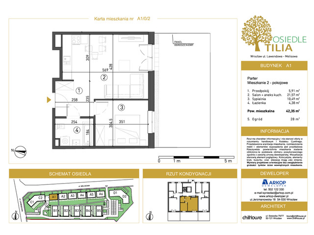 Mieszkanie w inwestycji Osiedle Tilia, symbol A1-A1/0/2 » nportal.pl