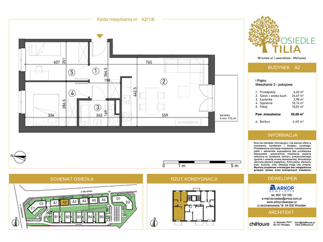 Mieszkanie w inwestycji Osiedle Tilia, symbol A2-A2/1/6 » nportal.pl