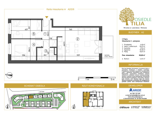 Mieszkanie w inwestycji Osiedle Tilia, symbol A2-A2/2/9 » nportal.pl