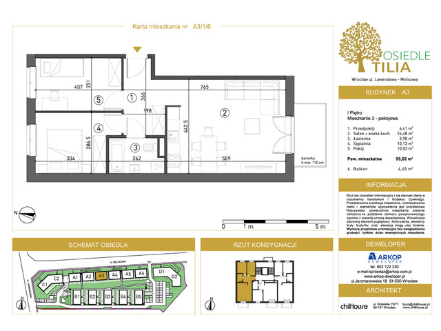 Mieszkanie w inwestycji Osiedle Tilia, symbol A3-A3/1/6 » nportal.pl