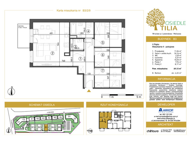 Mieszkanie w inwestycji Osiedle Tilia, symbol B3-B3/2/9 » nportal.pl