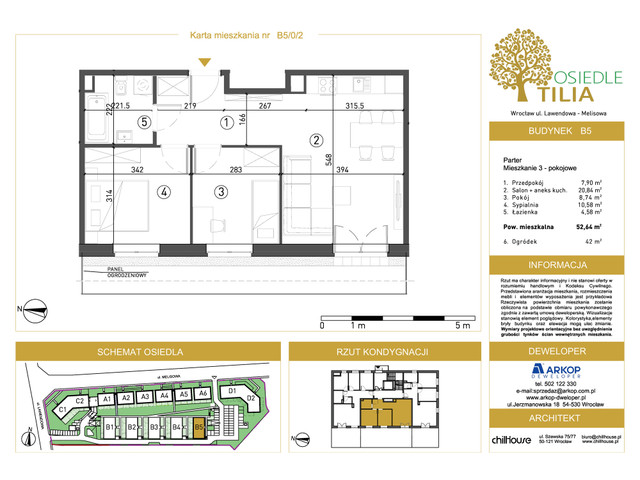 Mieszkanie w inwestycji Osiedle Tilia, symbol B5-B5/0/2 » nportal.pl