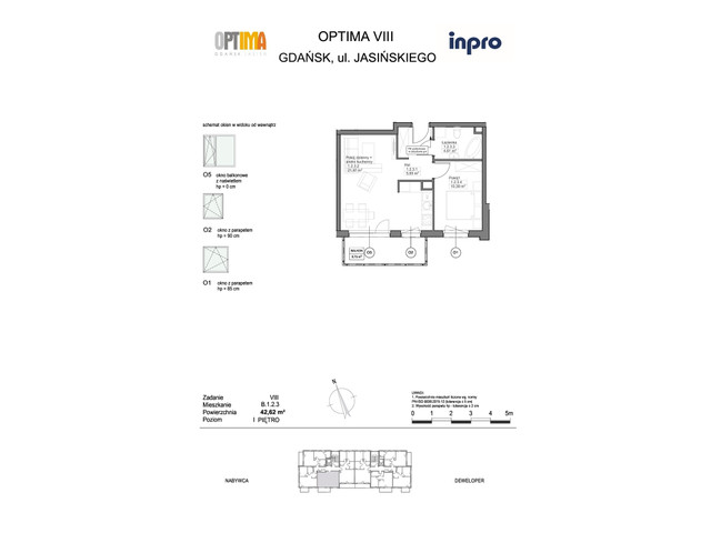 Mieszkanie w inwestycji Optima, symbol B.1.2.3 » nportal.pl