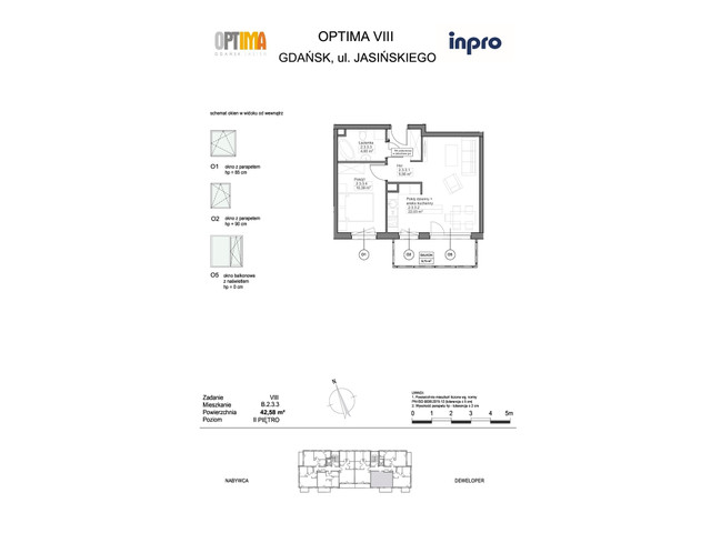 Mieszkanie w inwestycji Optima, symbol B.2.3.3 » nportal.pl