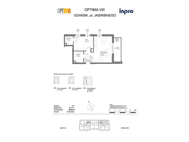 Mieszkanie w inwestycji Optima, symbol B.2.4.1 » nportal.pl