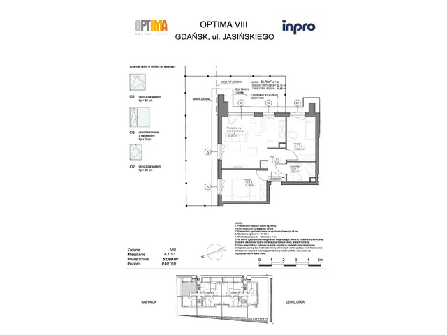 Mieszkanie w inwestycji Optima, symbol A.1.1.1 » nportal.pl