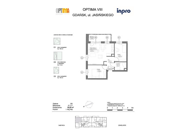 Mieszkanie w inwestycji Optima, symbol A.1.2.1 » nportal.pl