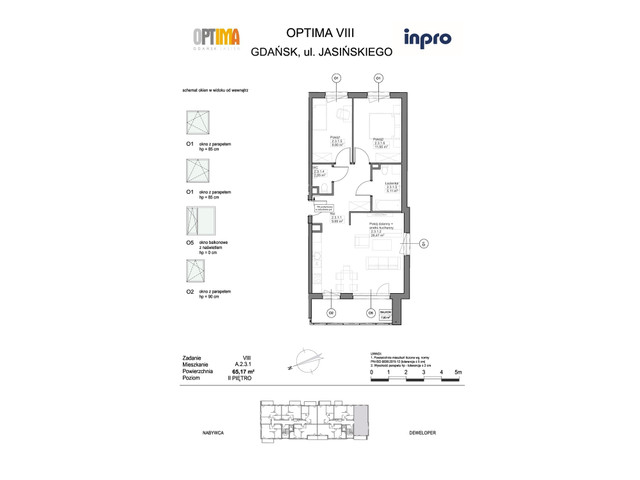 Mieszkanie w inwestycji Optima, symbol A.2.3.1 » nportal.pl