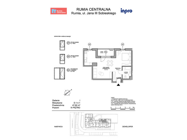 Mieszkanie w inwestycji Rumia Centralna, symbol D.1.4.1 » nportal.pl