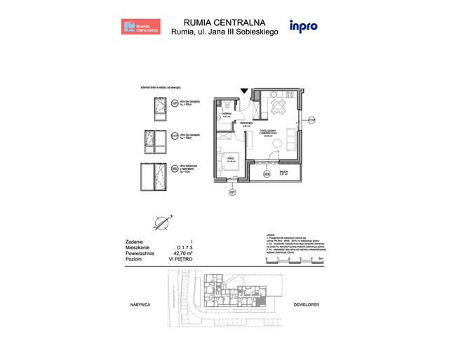 Mieszkanie w inwestycji Rumia Centralna, symbol D.1.7.3 » nportal.pl