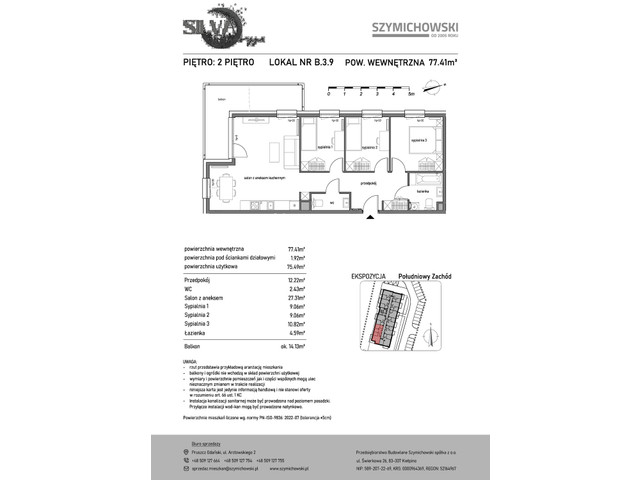 Mieszkanie w inwestycji Silva Straszyn, symbol B-B.3.9 » nportal.pl