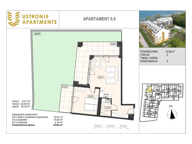 Mieszkanie w inwestycji Ustronie Apartments, budynek Superior, symbol 0_9 » nportal.pl