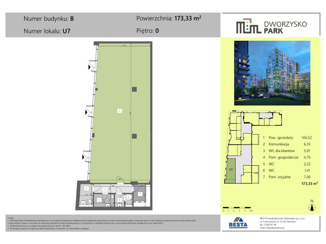 Komercyjne w inwestycji Dworzysko Park, symbol U7.B » nportal.pl