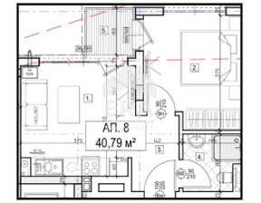 Mieszkanie na sprzedaż, Bułgaria София/sofia Младост /Mladost , 109 980 dolar (422 324 zł), 47 m2, 100525089