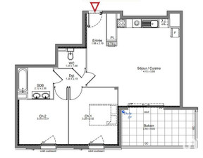 Mieszkanie na sprzedaż, Francja Valbonne, 377 532 dolar (1 544 105 zł), 67 m2, 96030817