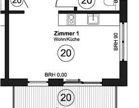 Kawalerka do wynajęcia, Niemcy Berlin Crailsheimer Straße, 1303 dolar (5096 zł), 31 m2, 95220421