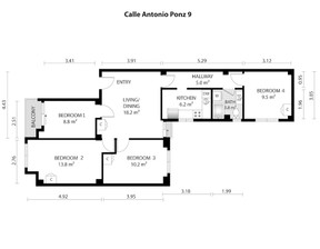 Kawalerka do wynajęcia, Hiszpania Valencia Calle Antonio Ponz, 545 dolar (2278 zł), 70 m2, 99942543