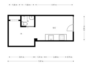 Kawalerka do wynajęcia, Hiszpania Madrid Calle de Gutierre de Cetina, 1279 dolar (4899 zł), 35 m2, 65795166