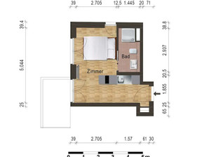 Kawalerka do wynajęcia, Niemcy Berlin Brunnenstraße, 1633 dolar (6387 zł), 22 m2, 90237152