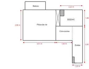 Mieszkanie na sprzedaż, Francja Saint-Nazaire, 68 724 dolar (265 962 zł), 21 m2, 100558675