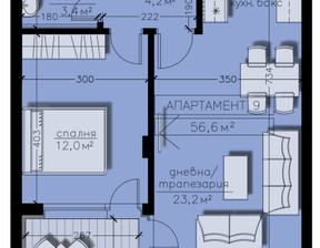 Mieszkanie na sprzedaż, Bułgaria София/sofia Бояна/Boiana, 156 429 dolar (639 795 zł), 65 m2, 101576986