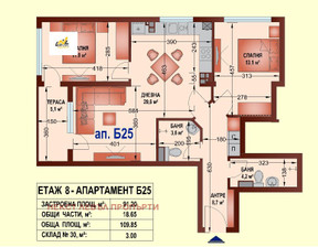 Mieszkanie na sprzedaż, Bułgaria София/sofia Овча купел /Ovcha kupel , 213 808 dolar (821 023 zł), 110 m2, 98082786