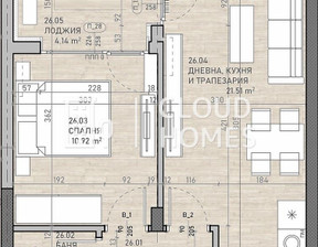 Mieszkanie na sprzedaż, Bułgaria София/sofia Сухата река/Suhata reka, 121 907 dolar (498 599 zł), 69 m2, 101114294