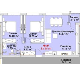 Mieszkanie na sprzedaż, Bułgaria София/sofia Бояна/Boiana, 186 397 dolar (758 636 zł), 82 m2, 102847452