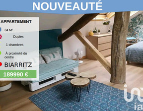 Mieszkanie na sprzedaż, Francja Biarritz, 211 311 dolar (817 772 zł), 34 m2, 100696402