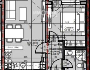 Mieszkanie na sprzedaż, Bułgaria София/sofia Младост /Mladost , 130 878 dolar (535 292 zł), 58 m2, 91793814