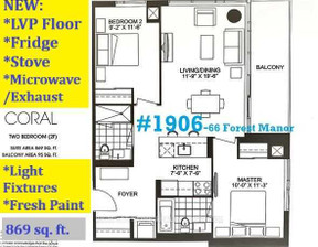 Mieszkanie na sprzedaż, Kanada Toronto 1906 - 66 Forest Manor Rd, 585 569 dolar (2 447 679 zł), 74,32 m2, 101478604